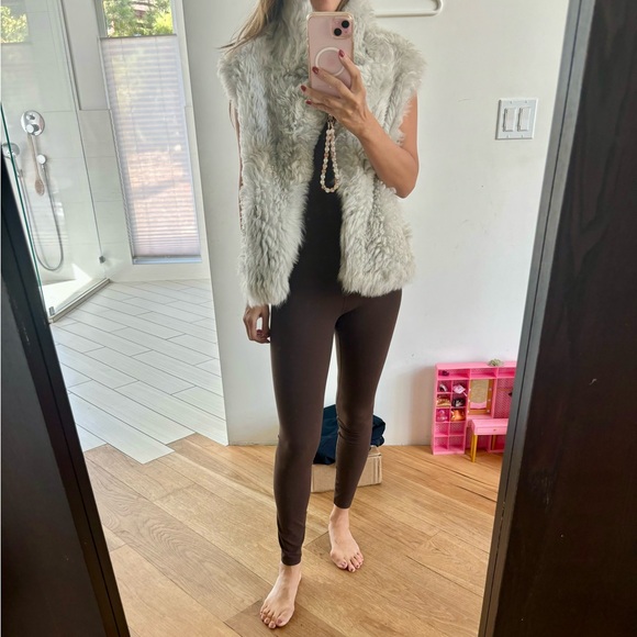 All saints Removable shearling leather jacket - Picture 7 of 13